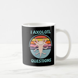 Caneca De Café I Axolotl questiona Kawaii Anime Axolotl Gift Adul