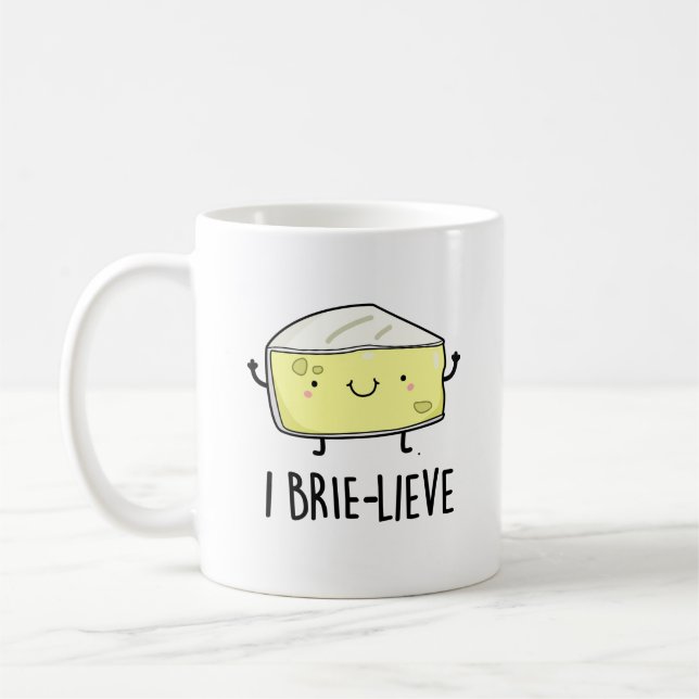Caneca De Café I Brie-live Positivo Queijo Brie (Esquerda)