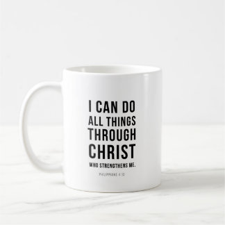 Caneca De Café I Can Do All Things Philippians 4:13