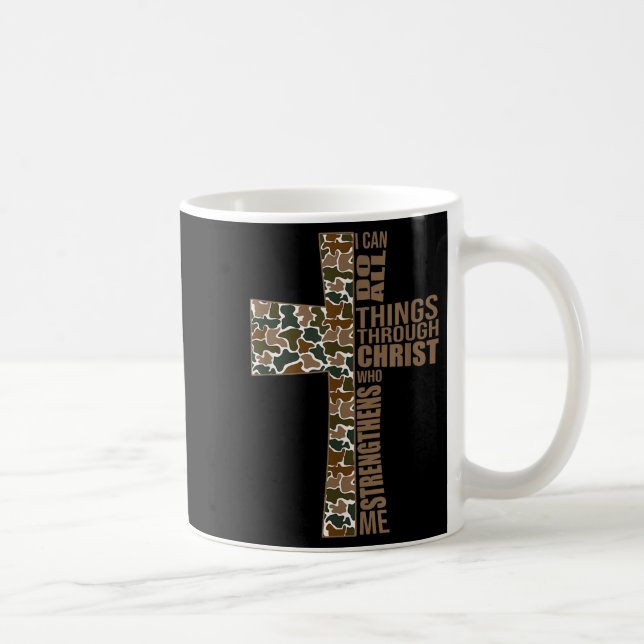 Caneca De Café I Can Do All Things Through Christ Who Strengthens (Direita)