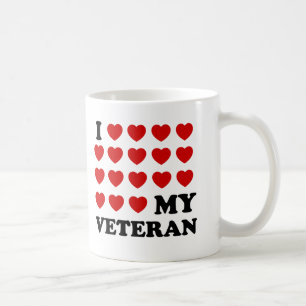 Caneca De Café I (corações) meu Veterano