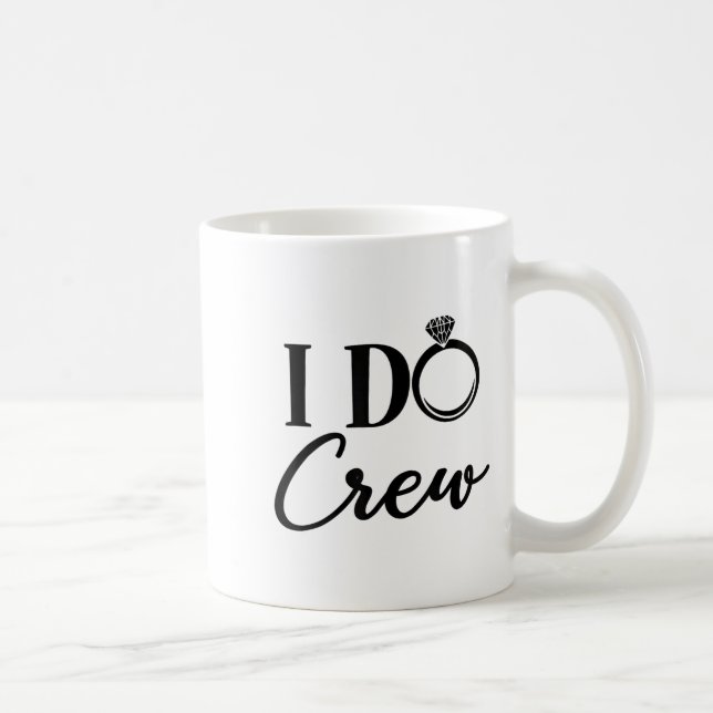 Caneca De Café I Do Crew, Bachelorette Party, Matching, Group Bri (Direita)