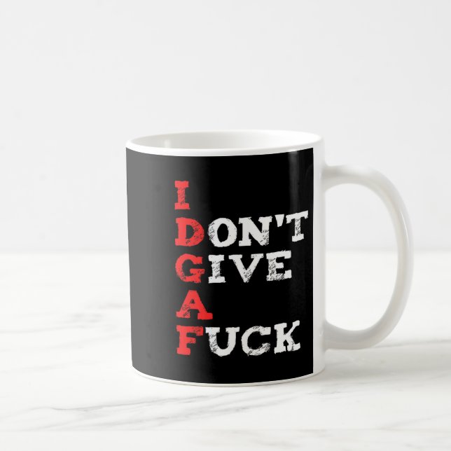 Caneca De Café I Don't Give A For  (Direita)
