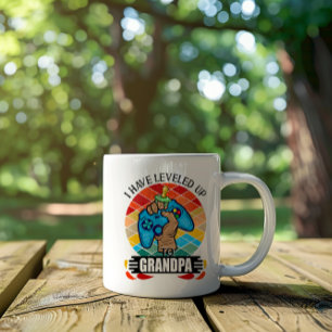 Caneca De Café I Have Leveled Up to Grandpa