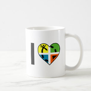 Caneca De Café I Heart Geocaching Engraçado Mug