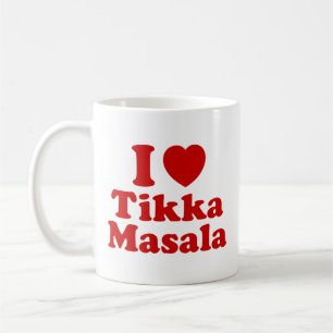 Caneca De Café I Heart (Love) Tikka Masala