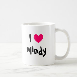 Caneca De Café I Heart Mindy