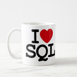 Caneca De Café I_heart_SQL