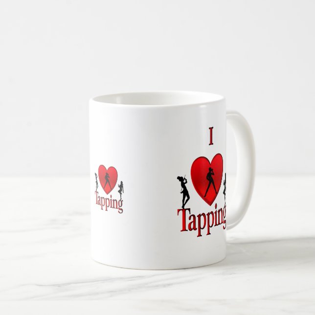 Caneca De Café I Heart Tap Dance (Frente Esquerda)