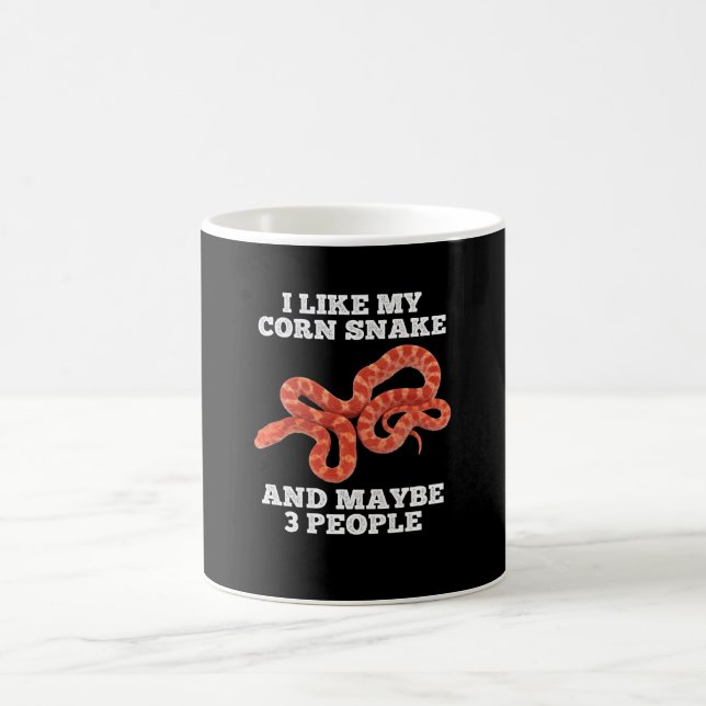 Caneca De Café I Like My Corn Snake Snake Lover Reptile (Centro)