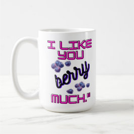 CANECA DE CAFÉ I LIKE YOU BERRY MUCH