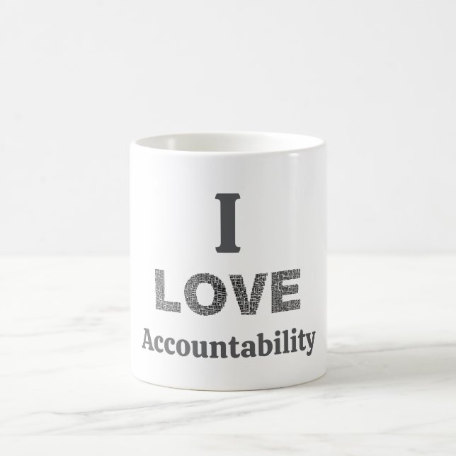 Caneca De Café I Love Accountability Coffee Mug (Centro)