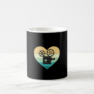 Caneca De Café I Love Cinema Retro Movie Projetor