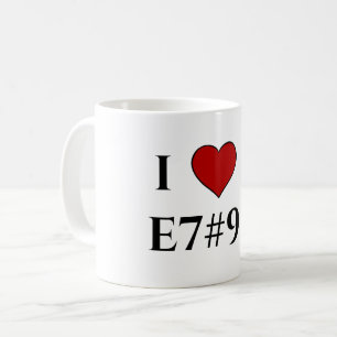 Caneca De Café I Love E7#9