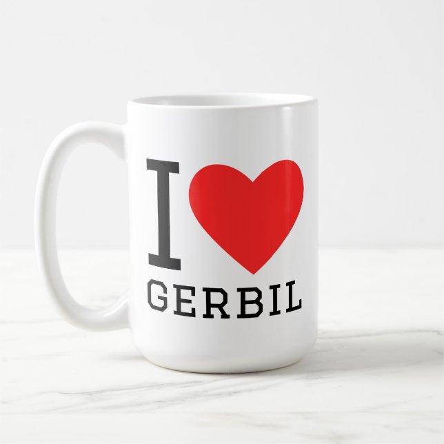 Caneca De Café I love Gerber (Esquerda)