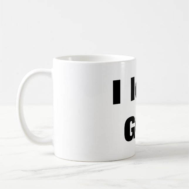 Caneca De Café I love GOD (Esquerda)