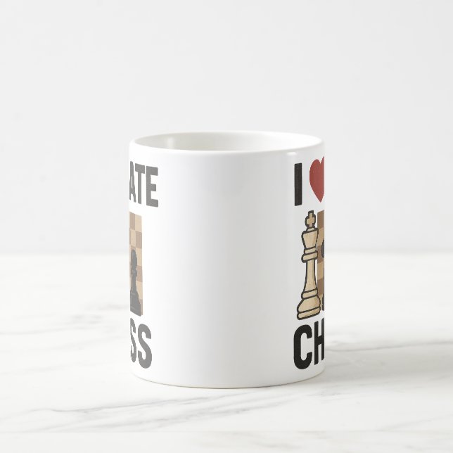 Caneca De Café I Love-Hate Chess cang (Centro)
