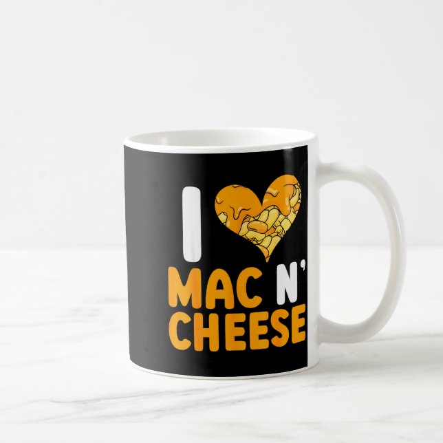 Caneca De Café I Love Mac N' Cheese Funny Mac And Cheese  (Direita)