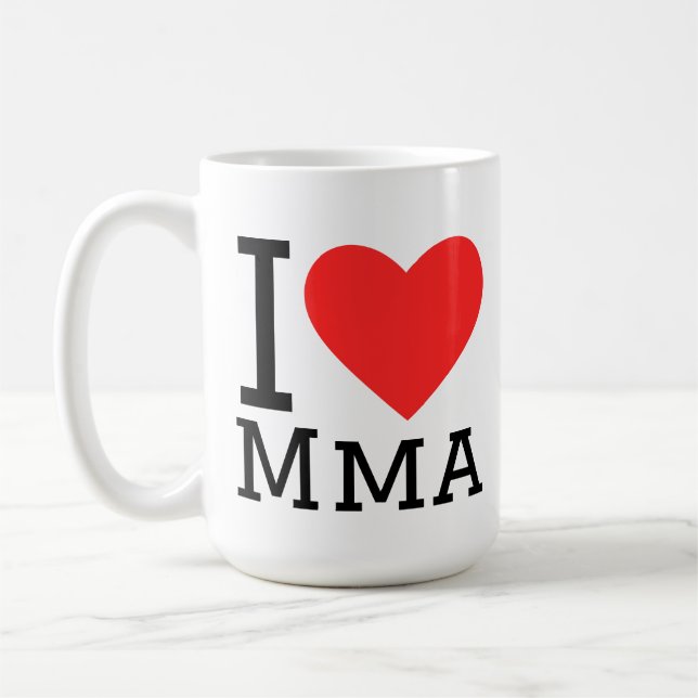 Caneca De Café I love mma (Esquerda)