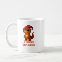 Caneca De Café I Love My Dino Becher Kammli mit Herz