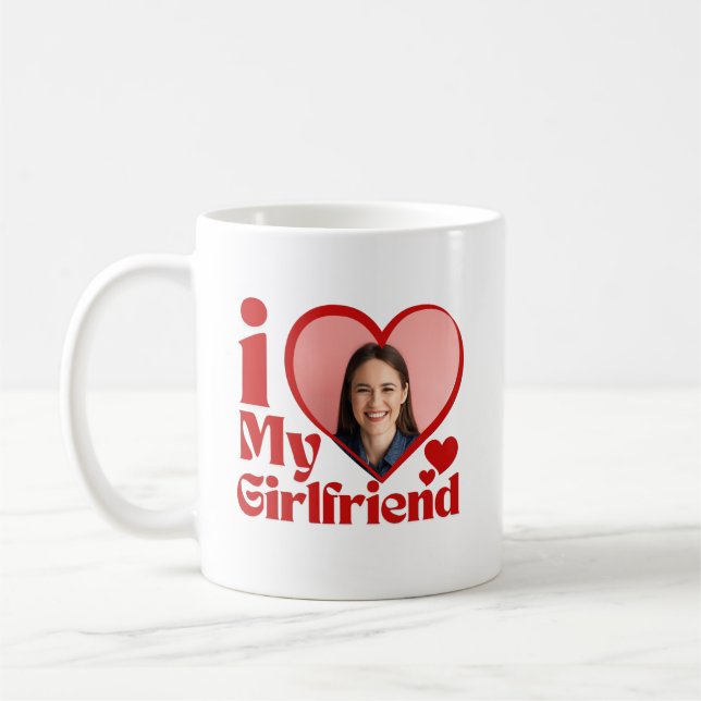 Caneca De Café I Love My Girlfriend Custom  (Esquerda)
