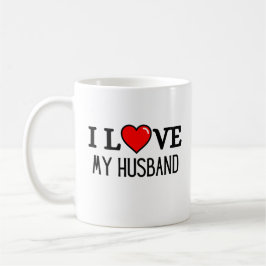 Caneca De Café I love my husband