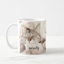 Caneca De Café I love my sweet little cat photo