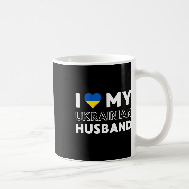 Caneca De Café I Love My Ukrainian Husnd  (Direita)