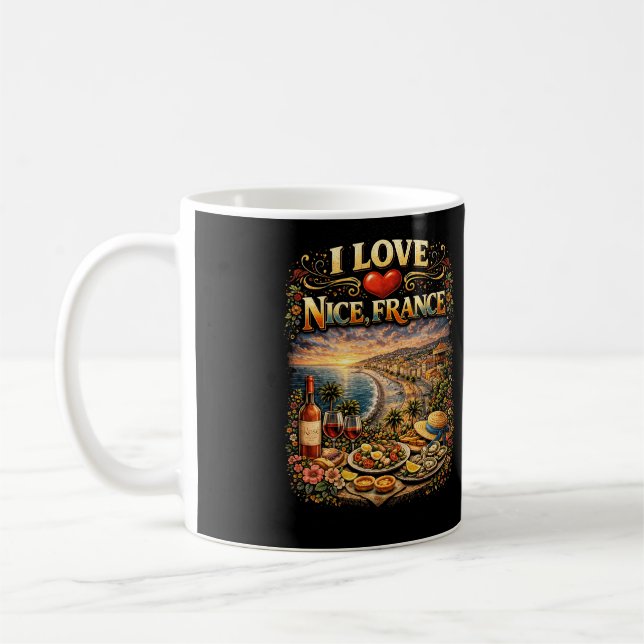 Caneca De Café I Love Nice (Esquerda)