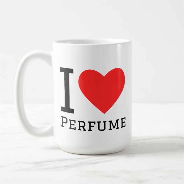Caneca De Café I love perfume (Esquerda)
