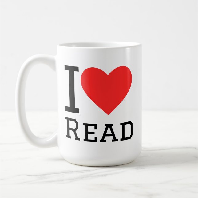 Caneca De Café i love read (Esquerda)