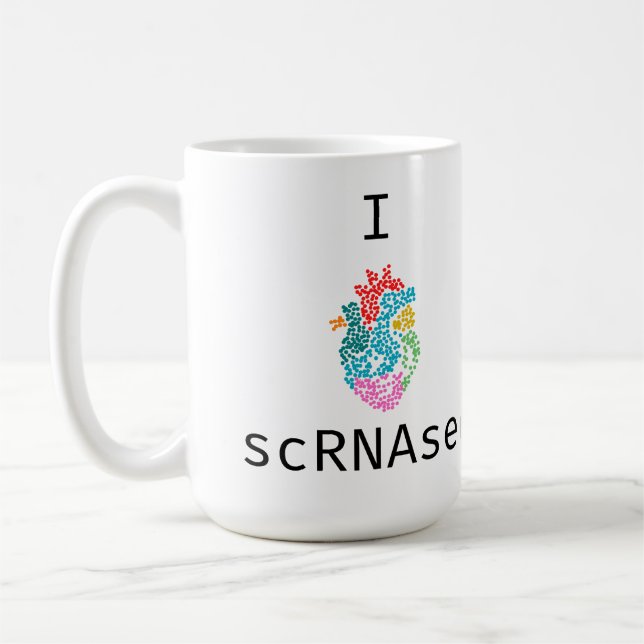 Caneca De Café I Love ScRNAseq (Esquerda)