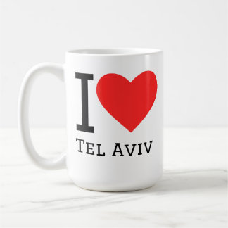 Caneca De Café I love tel aviv