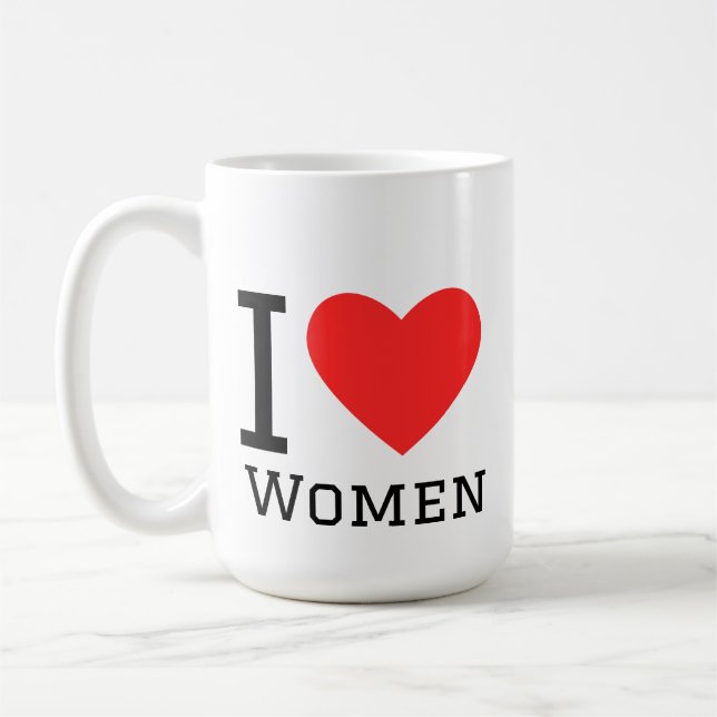 Caneca De Café I love women  (Esquerda)