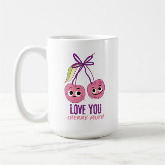 CANECA DE CAFÉ I LOVE YOU CHERRY MUCH