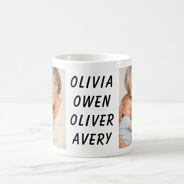 Caneca De Café I Love You Grandma Mug | Grandparents Day (Centro)