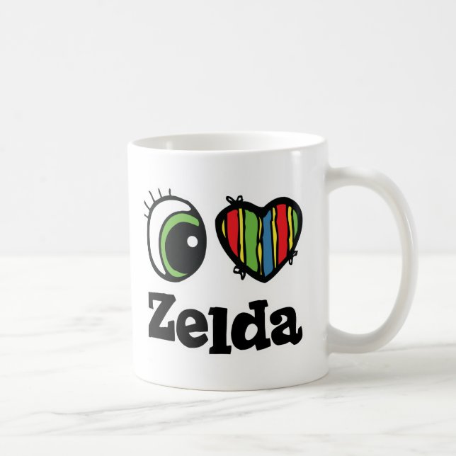 Caneca De Café I Love Zelda (Direita)