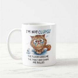 Caneca De Café I’m Not Clumsy, The Floor Hates Me