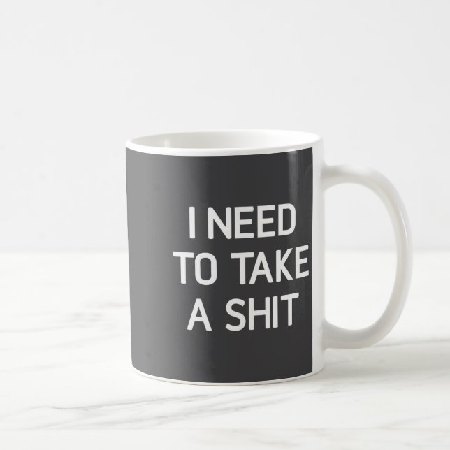 Caneca De Café I Need To Take A , Funny, Joke, Sarcastic, Family  (Direita)
