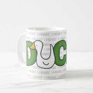 Caneca De Café I Patos do Coração