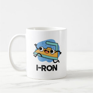 Caneca De Café I-ron Funny Running Iron Pun