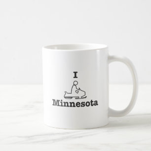 Caneca De Café I Snowmobile Minnesota