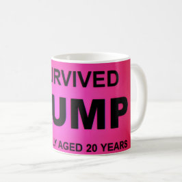Caneca De Café I Survived tRUMP