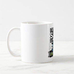 Caneca De Café IA ao Meu Lado – Citação Divertida de Tecnologia
