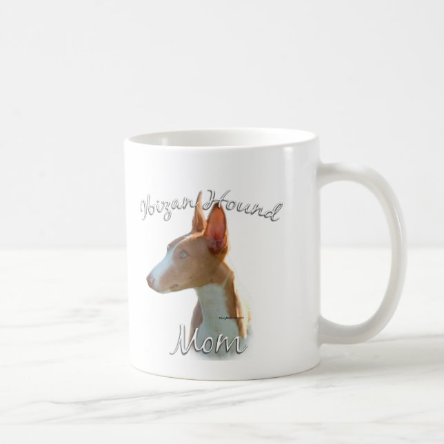 Caneca De Café Ibizan Hound Mãe 2 (Direita)