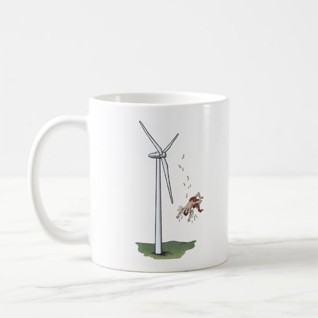 Caneca De Café Icarus encontra uma turbina eólica (Esquerda)