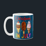 Caneca De Café Ice Cream Christmas In July Summer Vacation Kids<br><div class="desc">Ice Cream Christmas In July Summer Vacation Kids Gift. Perfect gift for your dad,  mom,  papa,  men,  women,  friend and family members on Thanksgiving Day,  Christmas Day,  Mothers Day,  Fathers Day,  4th of July,  1776 Independent day,  Veterans Day,  Halloween Day,  Patrick's Day</div>