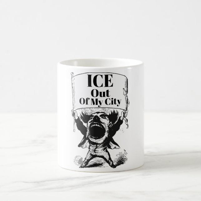 Caneca de café ICE fora da minha cidade (Centro)