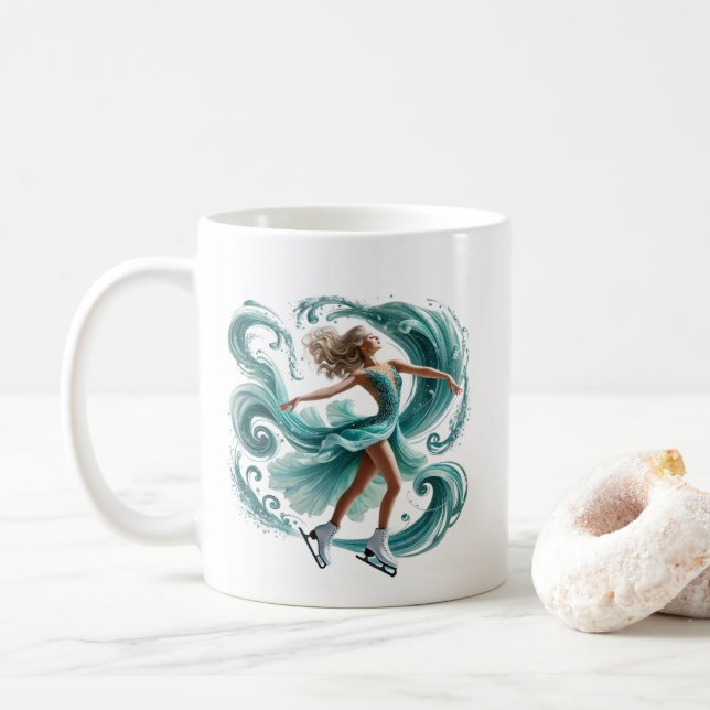 Caneca De Café Ice Skater  (Com Donut)
