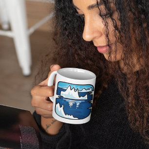 Caneca De Café Iceberg Paisagem Café Mug